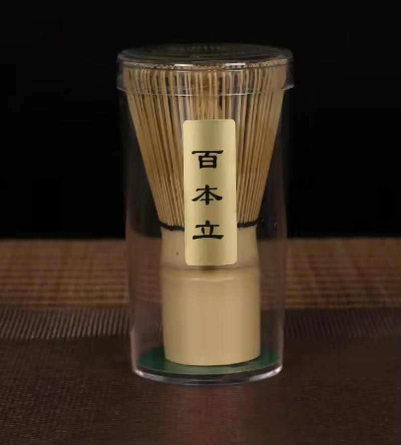 Matcha Whisk Set Multifunction Handmade Starter Kit Utensil for Ceremonial