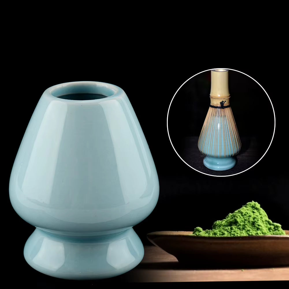 Matcha Whisk Stand Ceramic Holder for Bamboo Matcha Chasen for Tea Set Accessories Whisk Stand Holder Ceramic Whisk Holder
