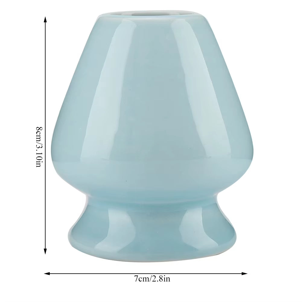 Matcha Whisk Stand Ceramic Holder for Bamboo Matcha Chasen for Tea Set Accessories Whisk Stand Holder Ceramic Whisk Holder