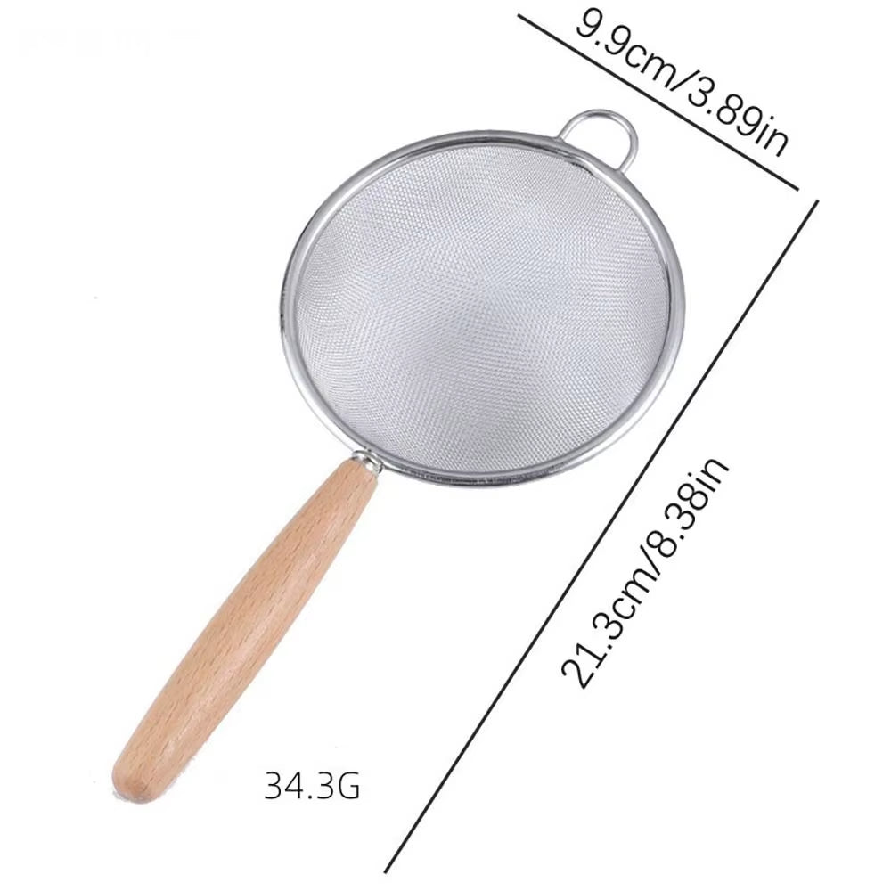 New Stainless Steel Matcha Sifter Very Fine Mesh Easy to Clean Fine Mesh Strainer Rust-Proof Small Food Sifters for Kitchen