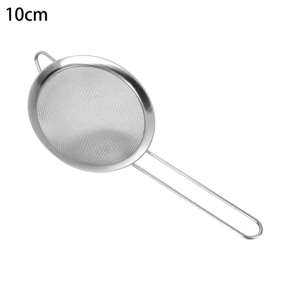 New Stainless Steel Matcha Sifter Very Fine Mesh Easy to Clean Fine Mesh Strainer Rust-Proof Small Food Sifters for Kitchen