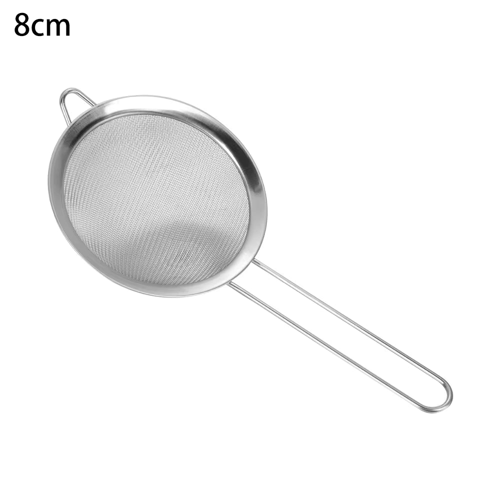 New Stainless Steel Matcha Sifter Very Fine Mesh Easy to Clean Fine Mesh Strainer Rust-Proof Small Food Sifters for Kitchen