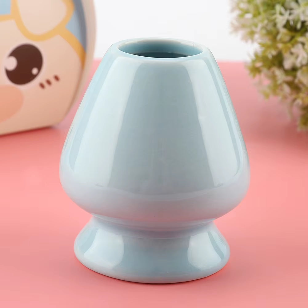 Matcha Whisk Stand Ceramic Holder for Bamboo Matcha Chasen for Tea Set Accessories Whisk Stand Holder Ceramic Whisk Holder