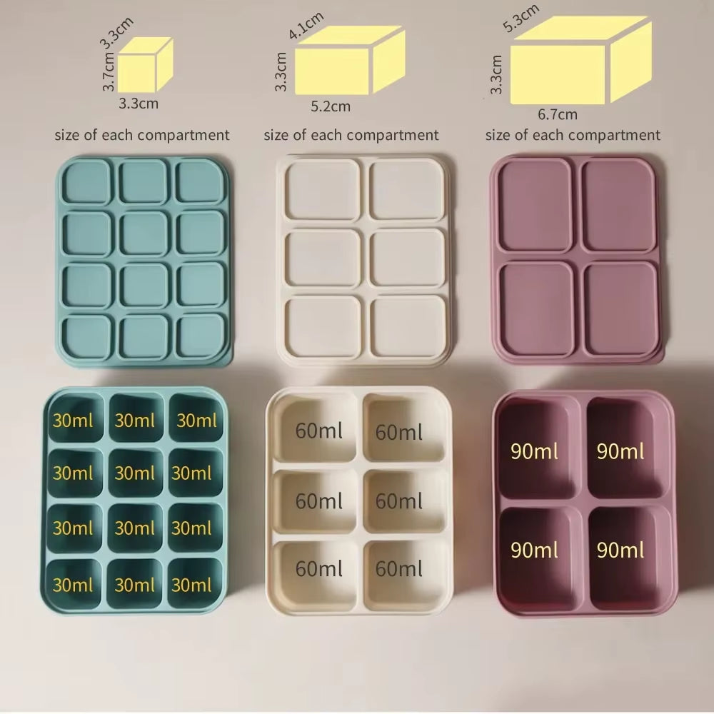 12 Grid Ice Cube Mold Silicone Ice Cube Tray Square Tray Mould Easy Release Silicone Ice Cube Forms Bar Kitchen Accessories